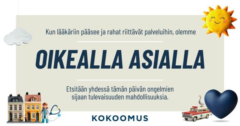 Katso täältä Kainuun Kokoomuksen ehdokkaat kunta- ja aluevaaleihin.